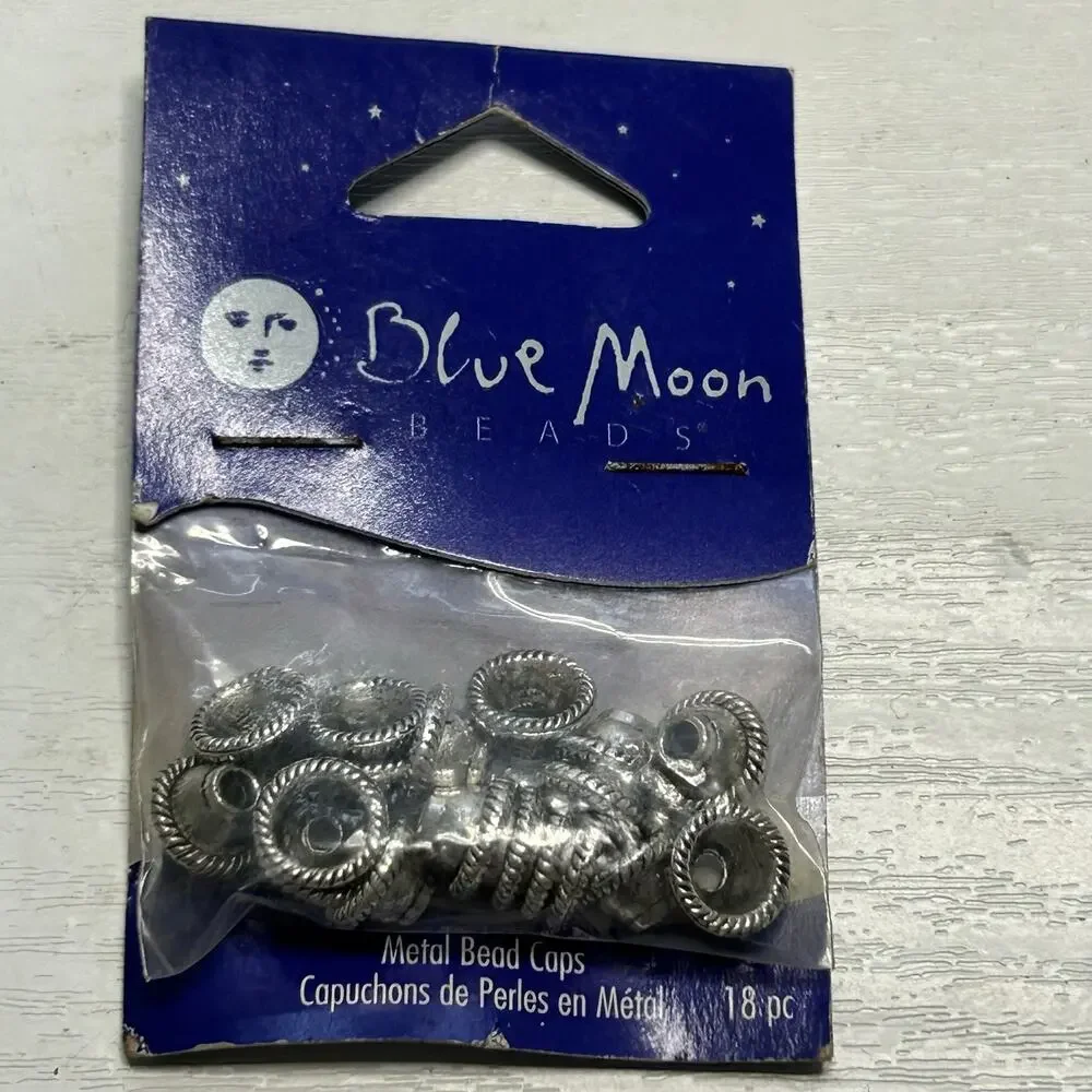 Blue Moon Beads Silver Findings Lot Butterfly Caps Clasps
